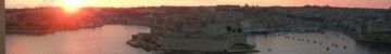 Vista della Vittoriosa allalba
